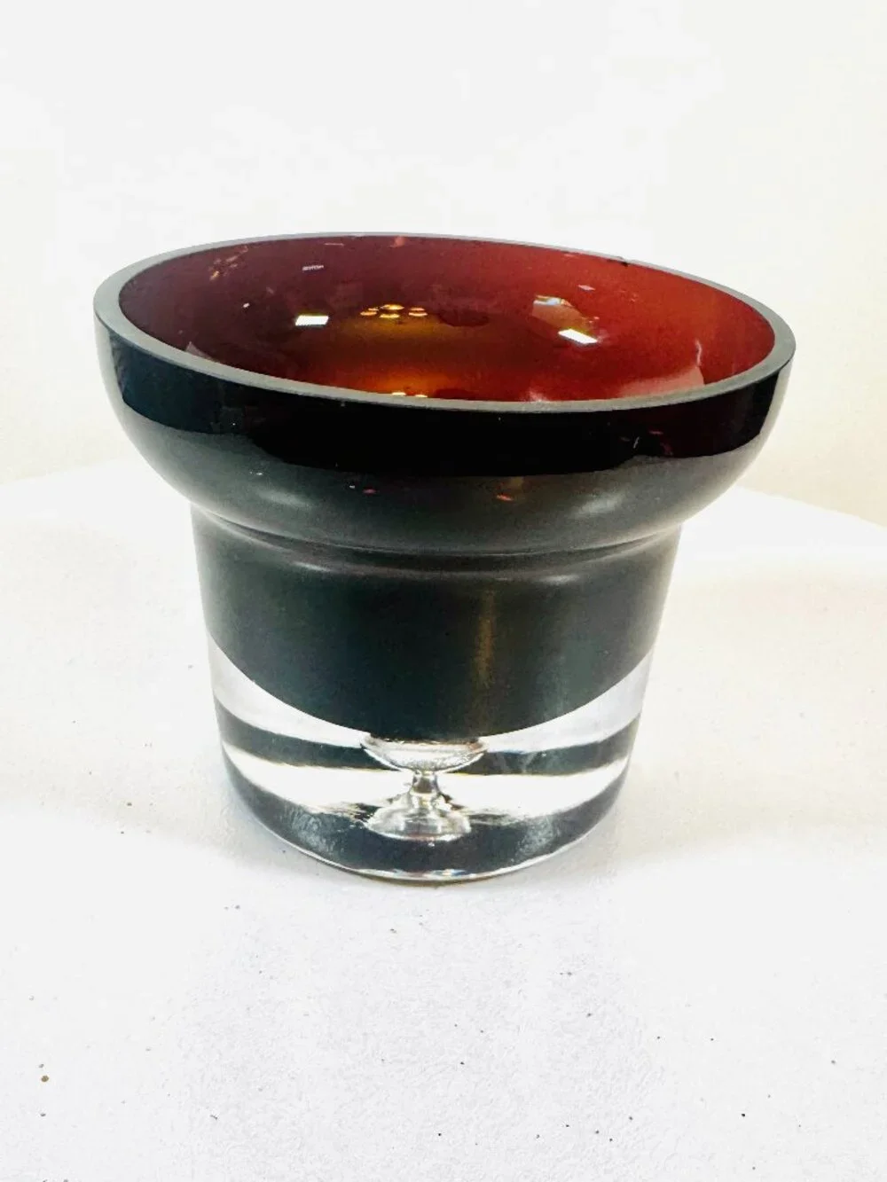 Krosno Poland Amethyst Art Glass 3.25